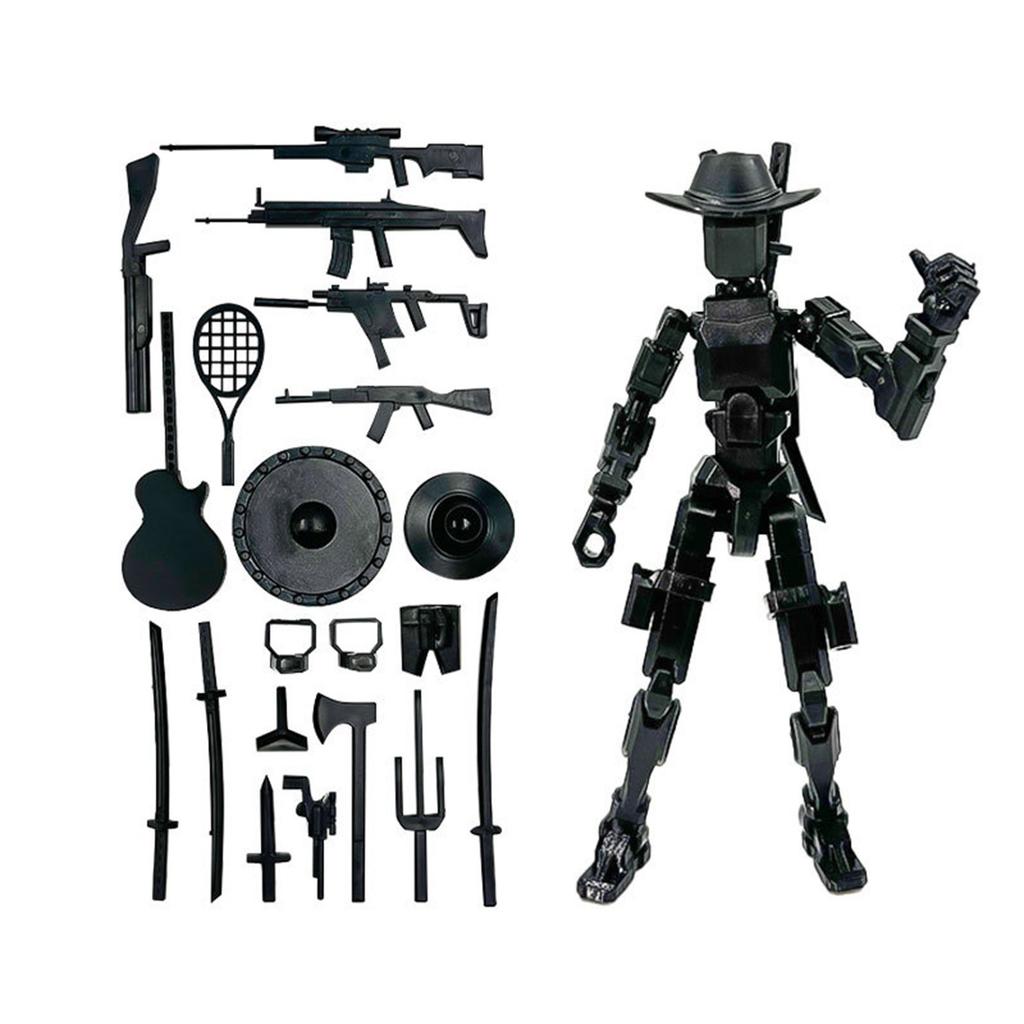 Creative Decompression Action Doll Set Assembly Model Ornament