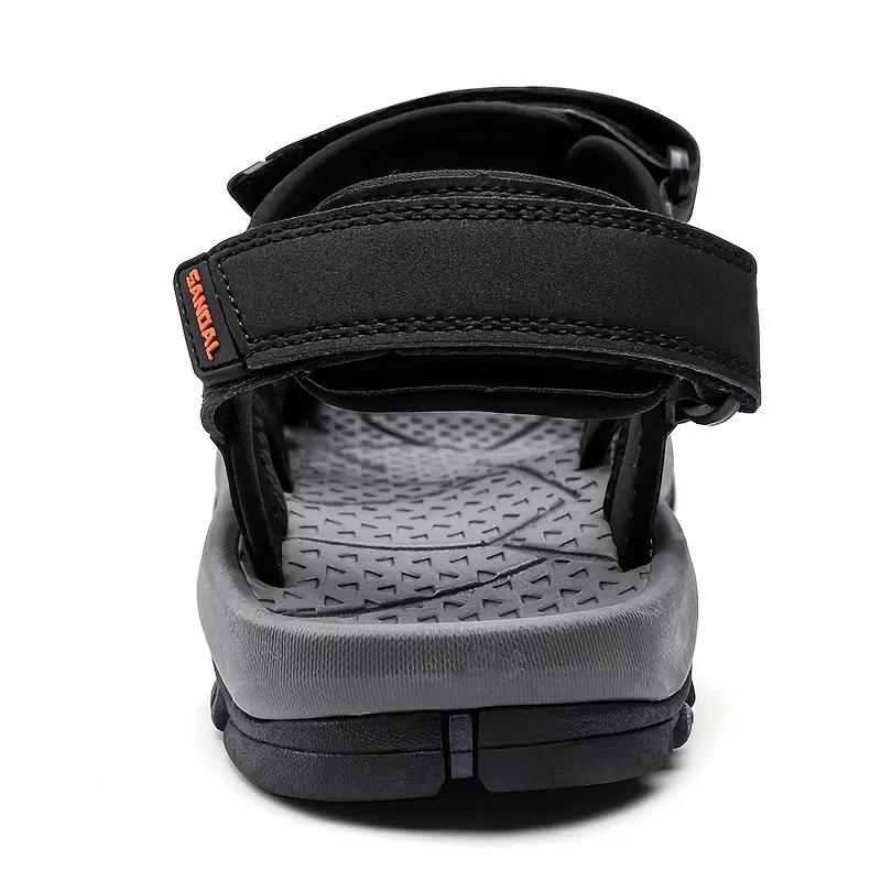 Męskie antypoślizgowe sandały na rzepy, trwałe, szybkoschnące, zamknięte buty plażowe, wiosna i lato