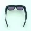 High-End Square Half-Frame Polarized Sunglasses for Men and Women with UV Protection