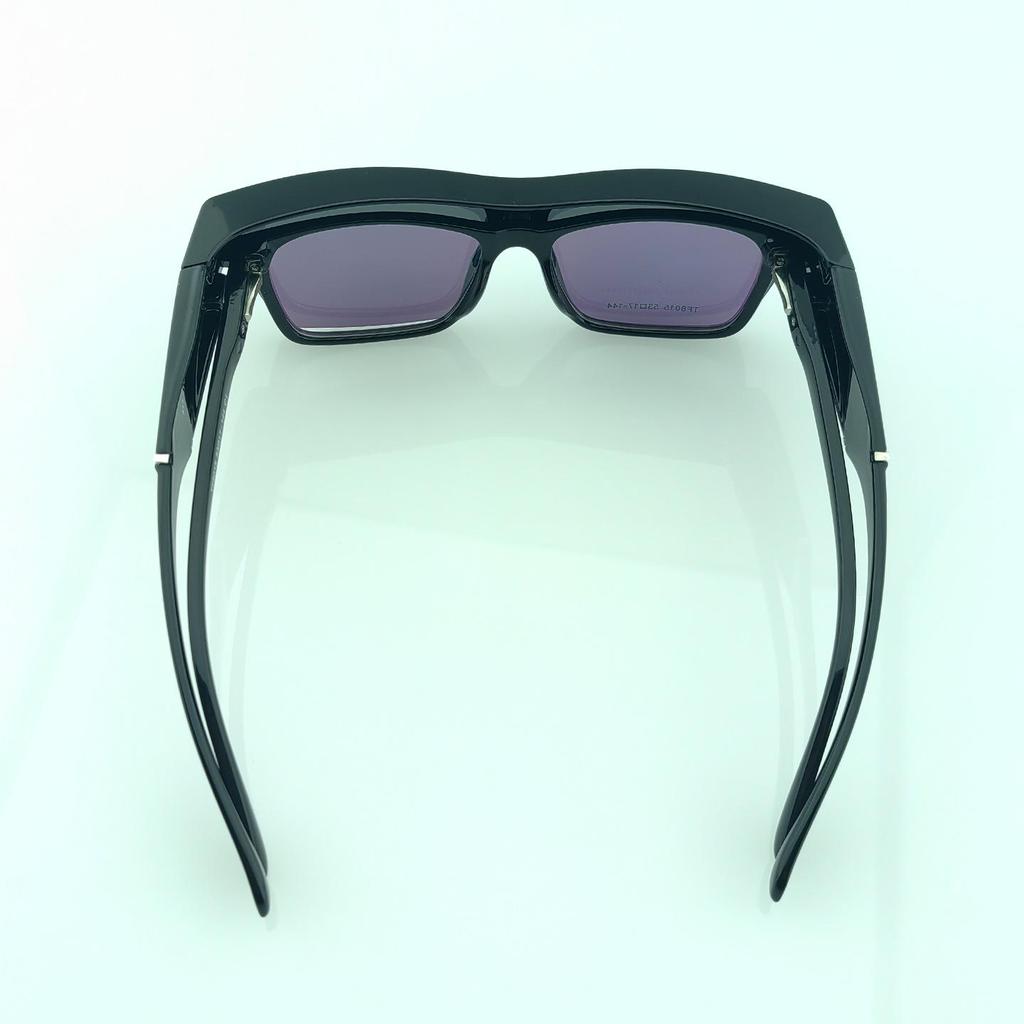 High-End Square Half-Frame Polarized Sunglasses for Men and Women with UV Protection