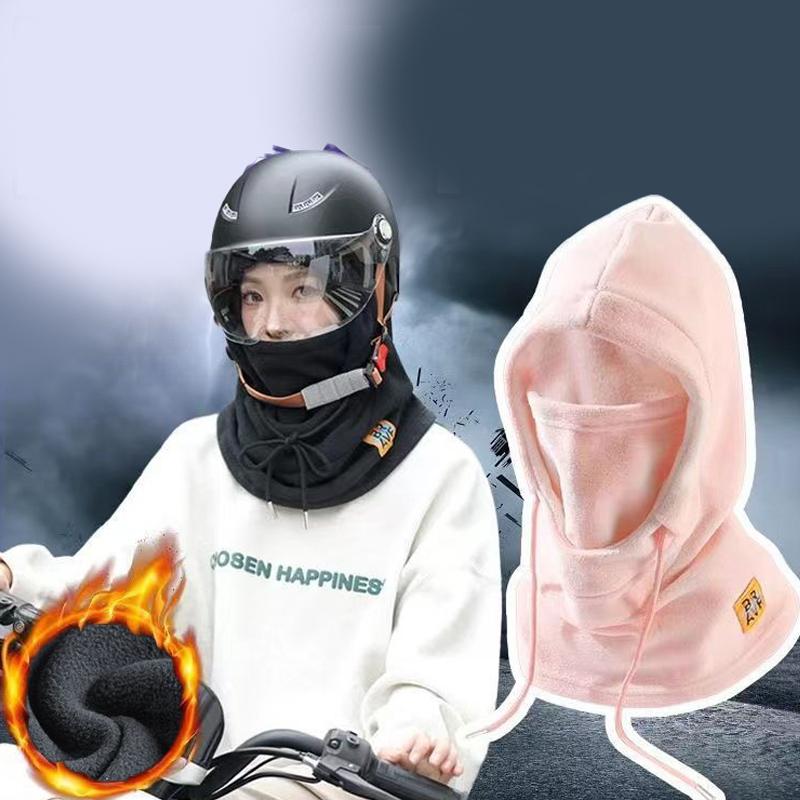 Unisex Winter Hooded Mask Windproof Fleece Face Cover With Neck Protection All-In-One Cold Weather Balaclava For Men Women