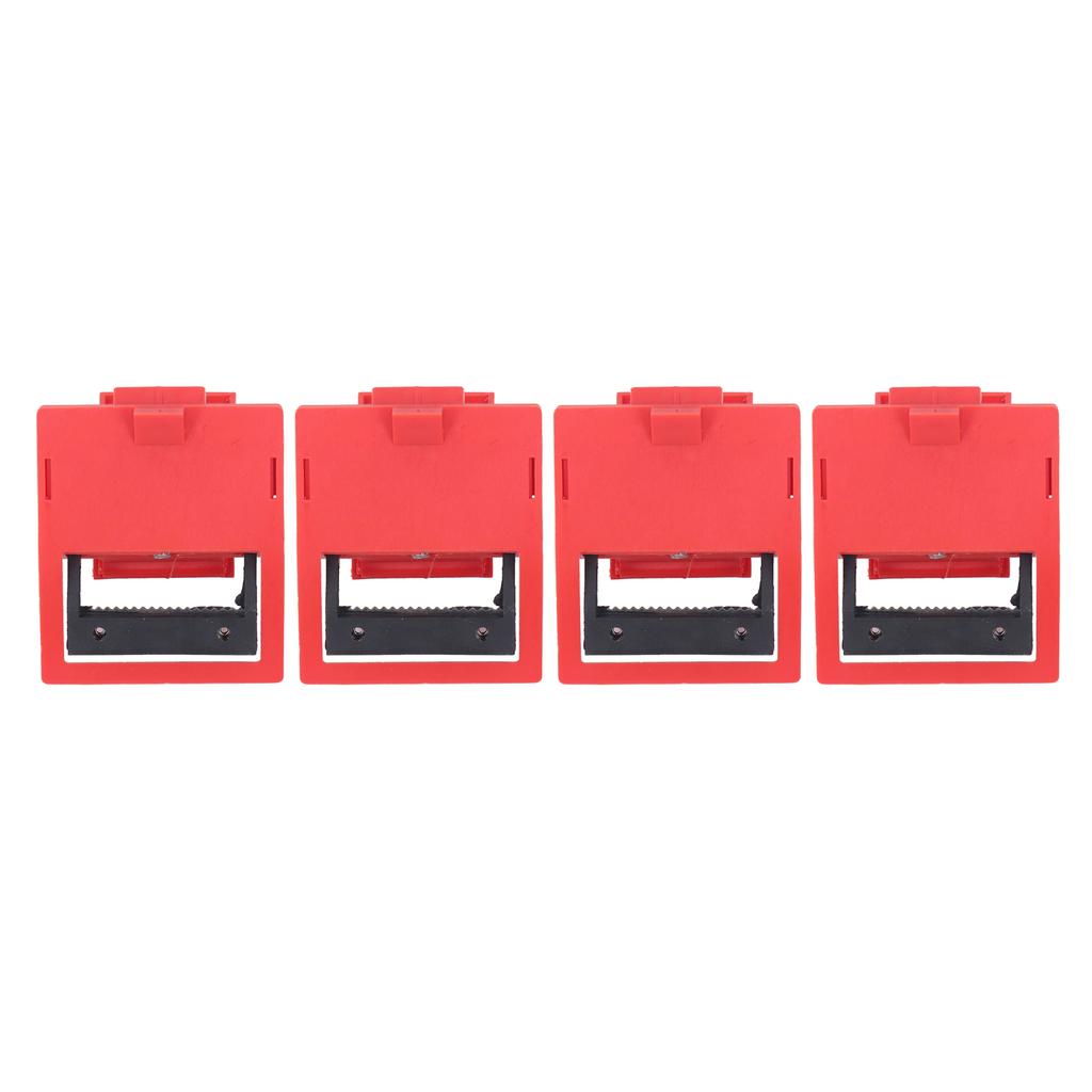 4Pcs Circuit Breaker Lockout Device Set Clamp On Single Pole Breaker Lock 480 600V