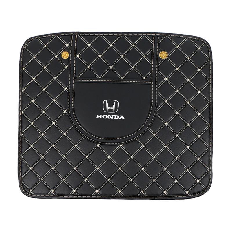 Car Anti-kick Pad Interior Pu Leather Auto Seat Back Protector Pads For Honda Fit Mugen Insight Type S R VTEC Modulo Vezel SiPilot Fit XRV CRV HRV Dio