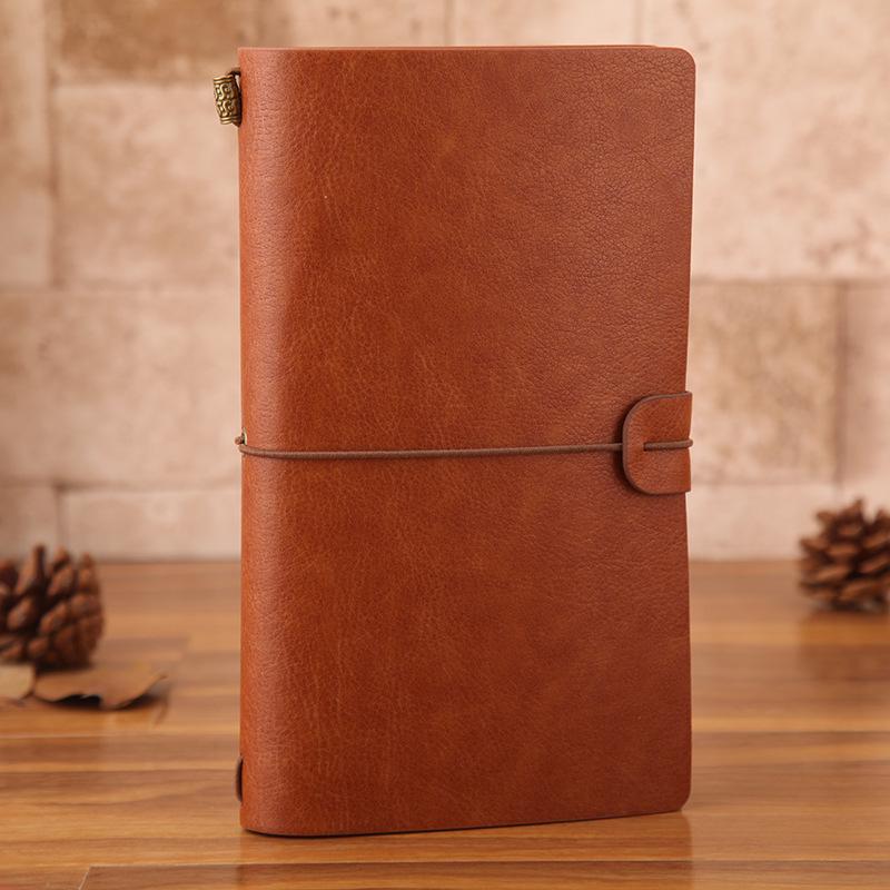 Retro A6 Portable Strap Notebook - Daily Diary & Business Notepad