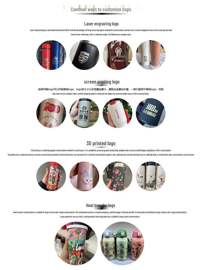 Copo Térmico de Aço Inoxidável com Abertura de um Clique - Presente da Loja 4S