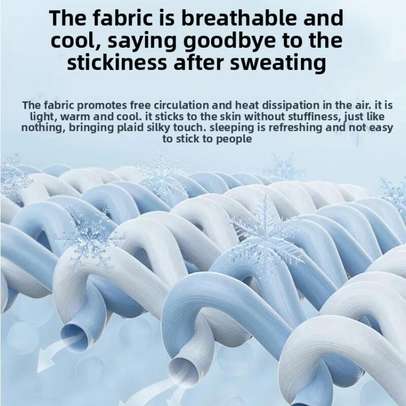 1PC New Feather Silk Pillow Cool Doudou Ice Silk Pillow Breathable Mesh Edge Three-dimensional Pillow Core