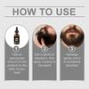 Fast-Acting Beard Oil — Promotes Fuller Beard Growth. Nourishing Formula Leaves Beard Hair Softer and Smoother. 30ml*2