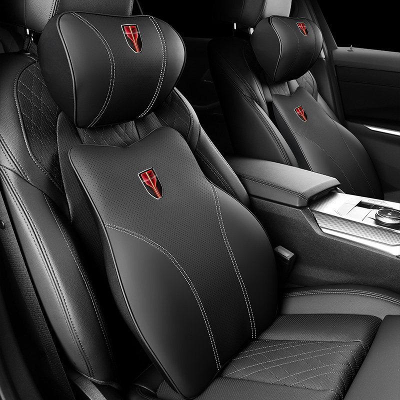 Suitable for Hongqi H5/HS5 Car Neck Pillow & H7/HS7/H9/H6/HQ9 Lumbar Support Cushion.