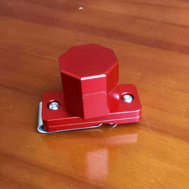 Pool Chalks Holder Magnetic Billiard Cue Chalks Holder with Aluminum Belt Clip