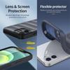 For iPhone 16 Invisible Airbag Lens Protection Washable Phone Case For iPhone 16 15 14 Plus 13 12 11 Pro Max Shockproof Anti-fall Soft Cover