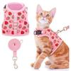 Cartoon Fruit/Round Dot Printed Pet Clothes Cute Cat Chest Strap Tank Top Tow Rope Breathable Pet Supplies