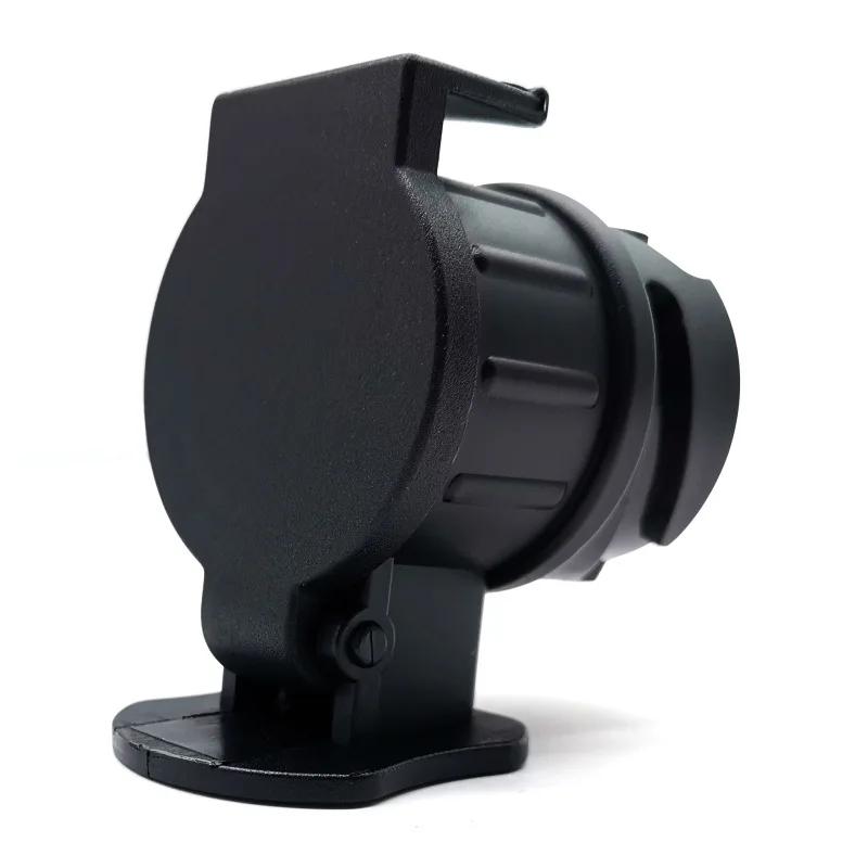 7 To 13 Pin Plastic Trailer Socket Car Accessories Caravans 13 Pole Tow Bar Towing Socket Plug 12V Electrical Connector Adapter