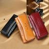 European and American Wallet, Women's Long Style, Genuine Leather, Vintage, Oil Wax Cowhide Fashionable Wallet, Leather Jacket