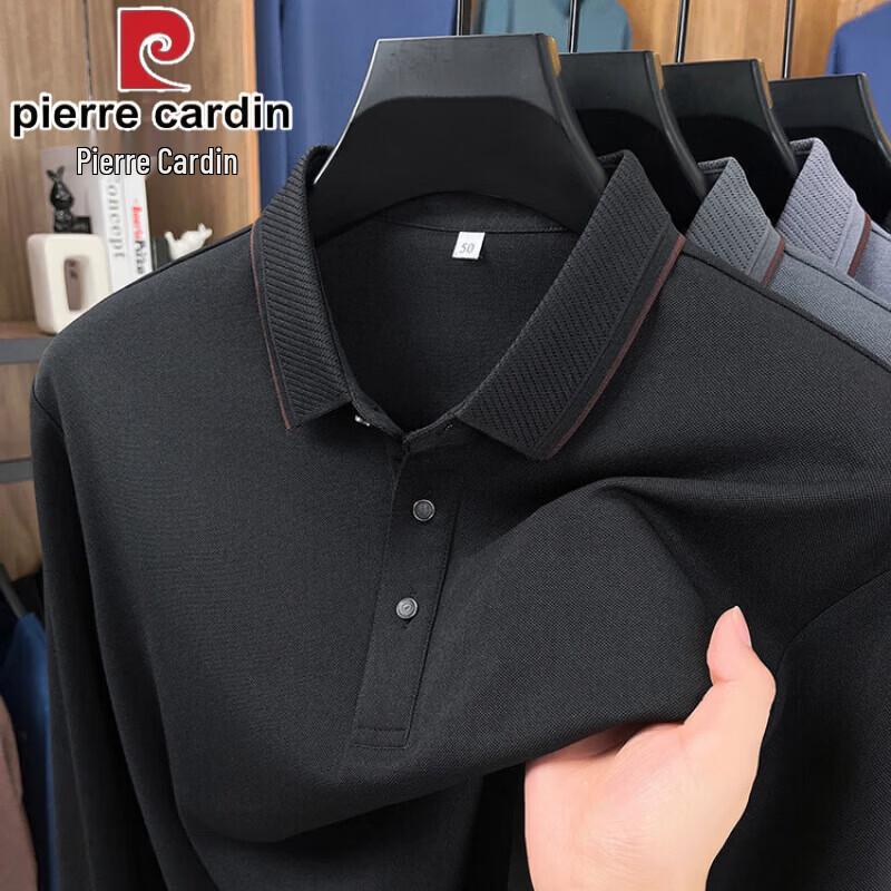 Pierre Cardin Men's 2026 Spring/Autumn Silk Blend Polo T-Shirt