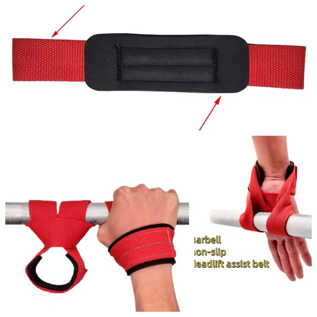 Lifting Straps Gym Barbell Deadlift Booster Belt Fitness Anti-slip Hand Wraps Wrist Straps Fitness Training Auxiliary Belt