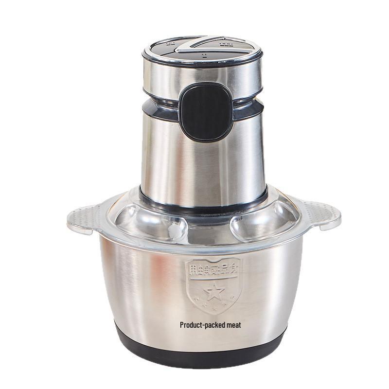 Stainless Steel Touch Screen Electric Meat Grinder & Food Processor