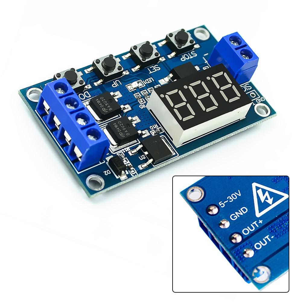 LED Digital Delay Controller Trigger Cycle Timer Delay Switch
