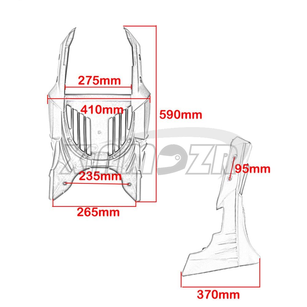 XINMOZRFor Rebel 250 Rebel 500CMX250CMX500rebel250rebel500CM250CM5002017-2024 Custom Parts Under Cowl Lower Shroud New Motorcycle Lower Air Defle
