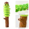 Swing Snake Whistle Toy Stress Relief Swinging Cartoon Snake Stick with Whistle Toddlers Boys Girls Interactive Educational Animal Toy