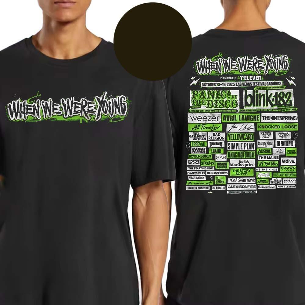 When We Were Young Tour 2026 Tee Line Up In Nevada At LV Festival Grounds On Oct XXXXL