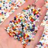40g 3mm Glass Seed Beads Mixed Color Round Loose Spacer Glass Rice Beads For Jewelry Making DIY Bracelets Necklace Accessories