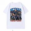 Neymar Neymarjr Heavy Cotton Printing Short-sleeved T-shirt American Retro Short-sleeved Couple Basketball Clothes Versatile