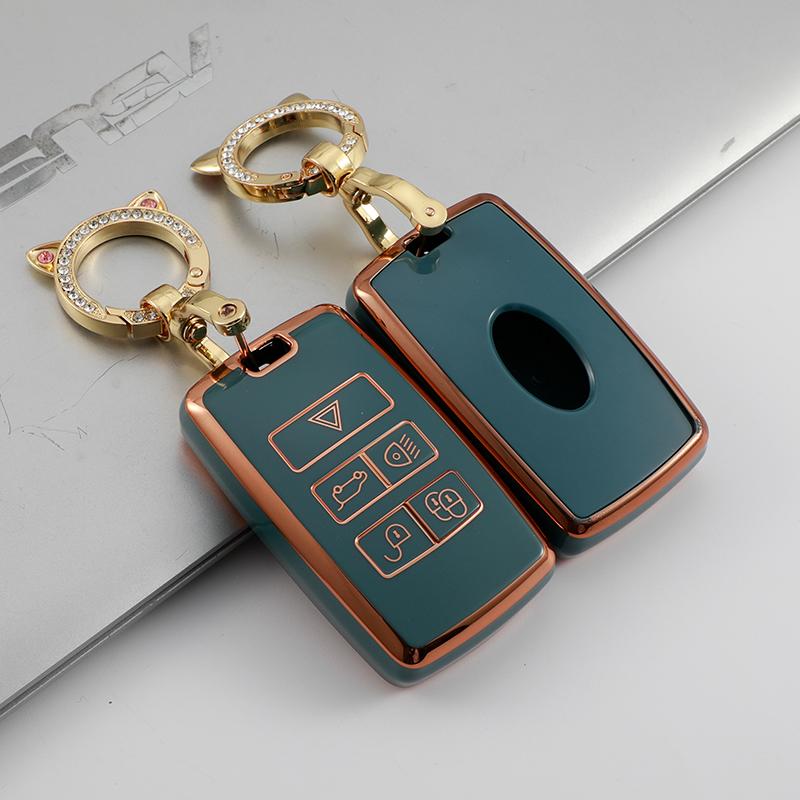 Car Tpu Key Case Cover Ring For Land Rover Range Rover Discovery 5 Sport For Jaguar Xe Xf Xj F Pace Accessories