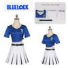 Blue Prison Cosplay Costume With Sweet And Cute Skirt Dress For Women