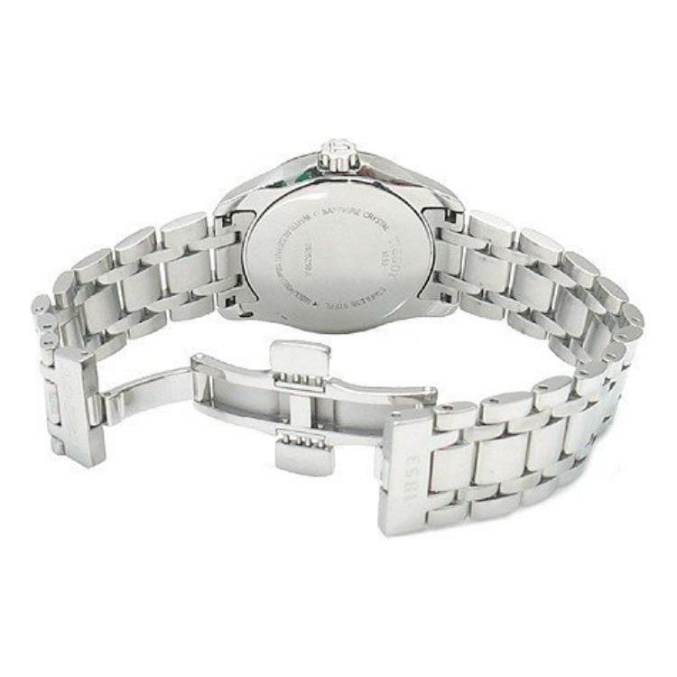 TISSOT Kutu Collection Quartz Movement Women's Watch 32mm White Dial Stainless Steel Case T035.210.11.011.00