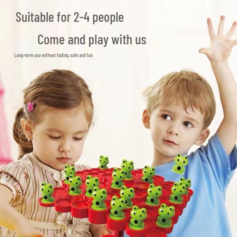 Frog Balance Tree: Interactive Stacking & Concentration Toy for Kids