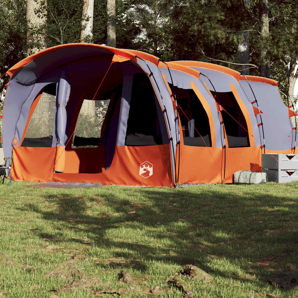 Tunnel Family Tent for 8 Persons Grey Waterproof