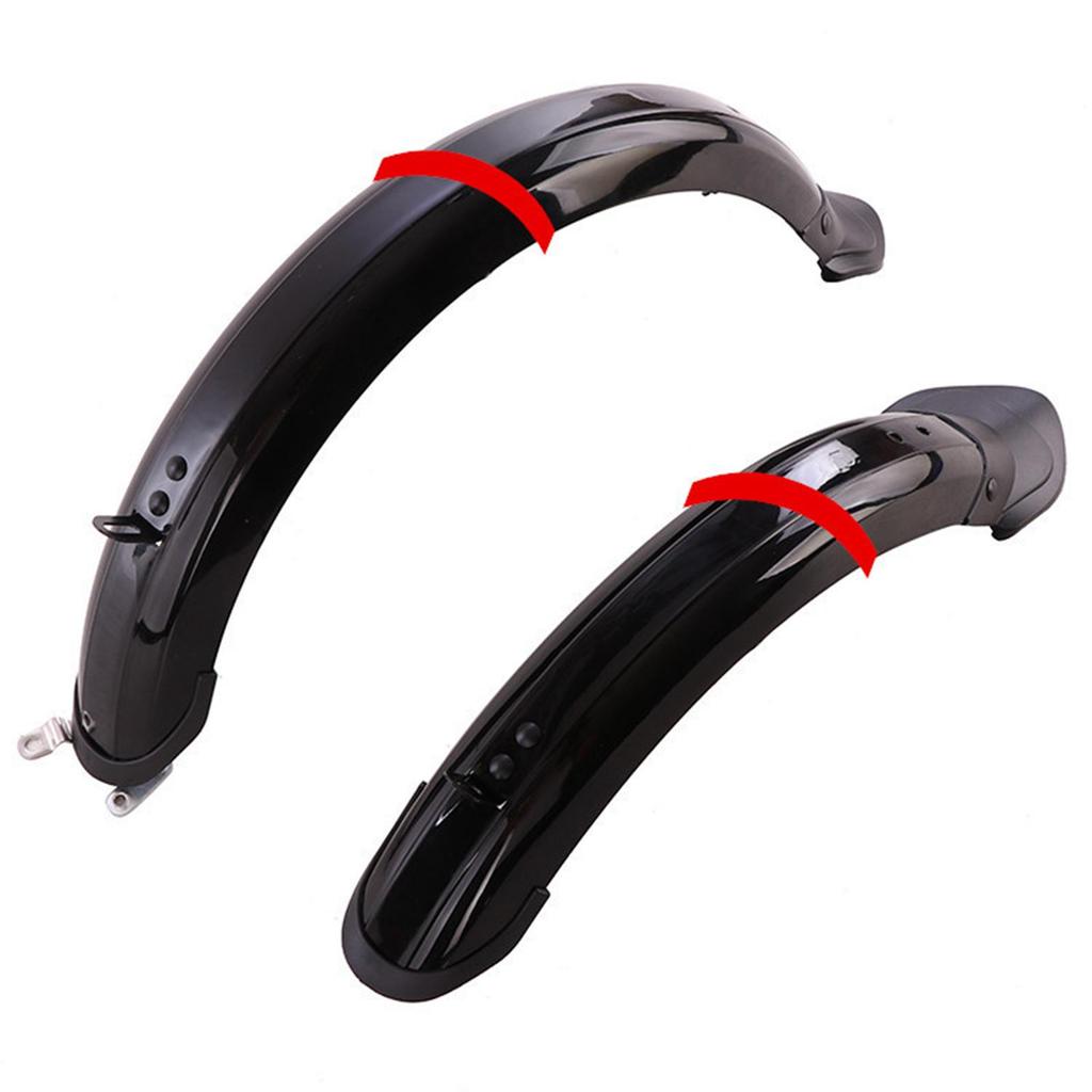 Set bicicletă pliabilă de 12 inchi și 14 inchi, anvelopă față spate, apărătorie de noroi completă cu suport și șuruburi de montare