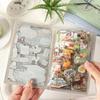 1book/20pcs Die-Cut Stickers with Delicious Food Theme, Adorable Decor Supplies for Journal Embellishment, Planner Decoration