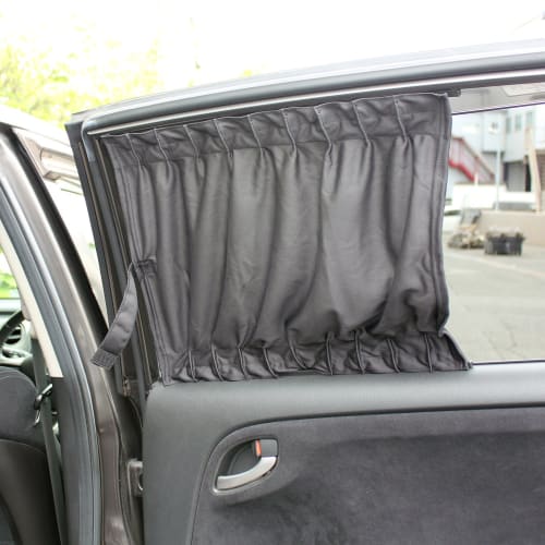 Meltec Car Sun Shade Stylish Curtain Stretch Type 2 Pieces S Size Meltec Window Frame Height 37~44cm C-SS
