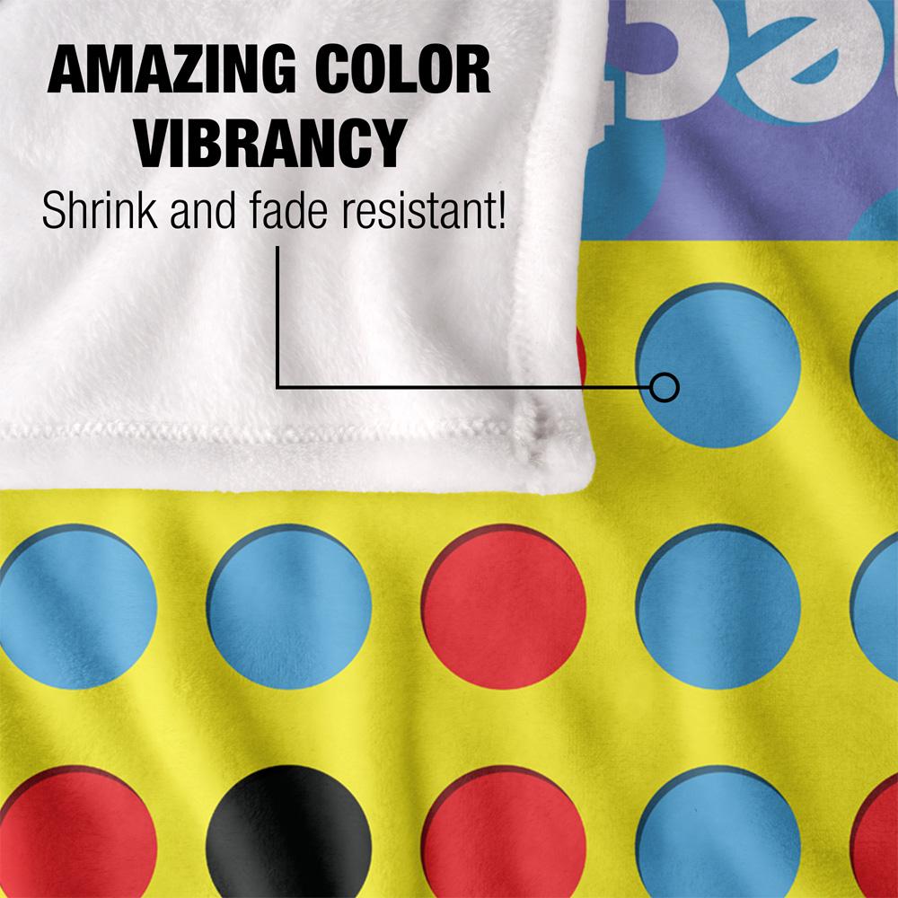 Connect Four Game Scene Blanket