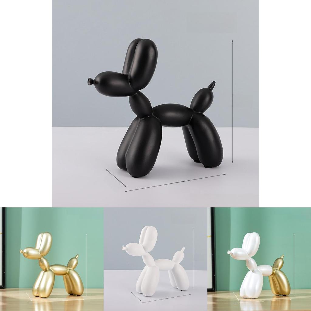 Escultura Moderna de Perro Globo de Resina Estilo Nórdico para Decoración de Hogar, Oficina, Sala de Estar, Regalo