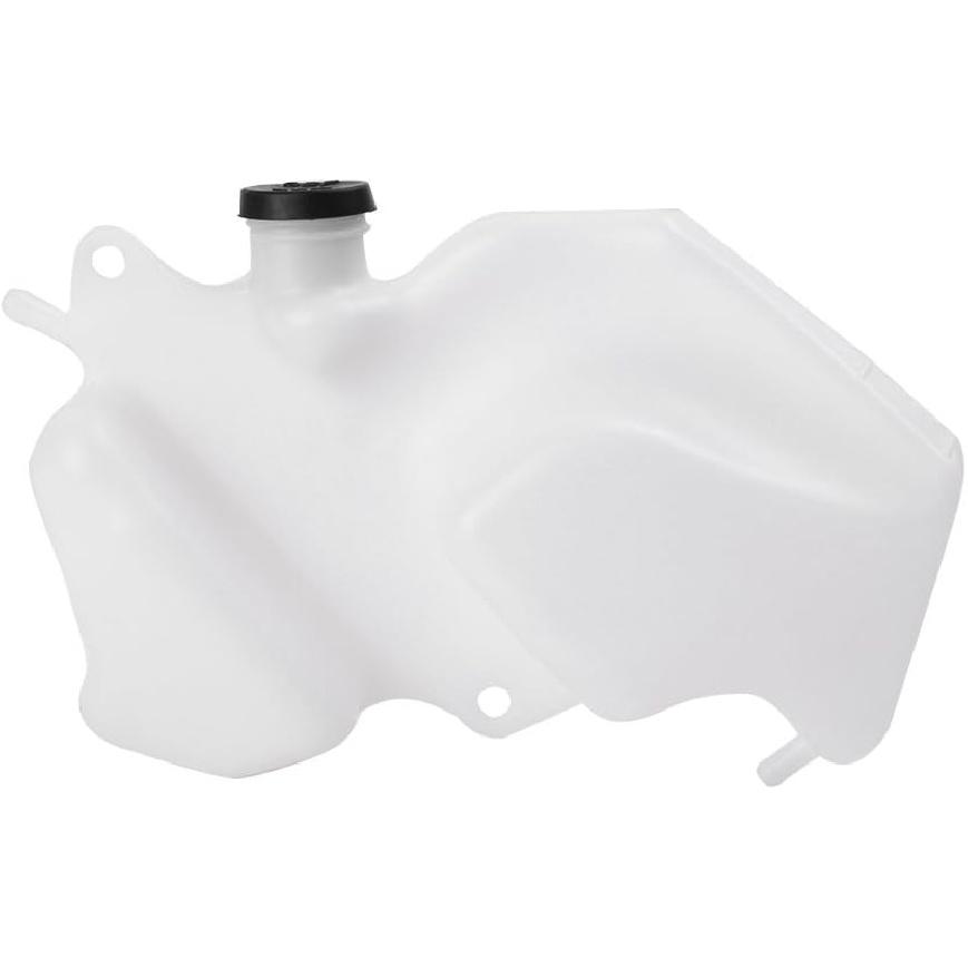 Mallofusa Motorcycle Radiator Water Coolant Reservoir Overflow Tank Replacement Compatible for Ninja ZX-6R 2009 2010 2011 2012 White