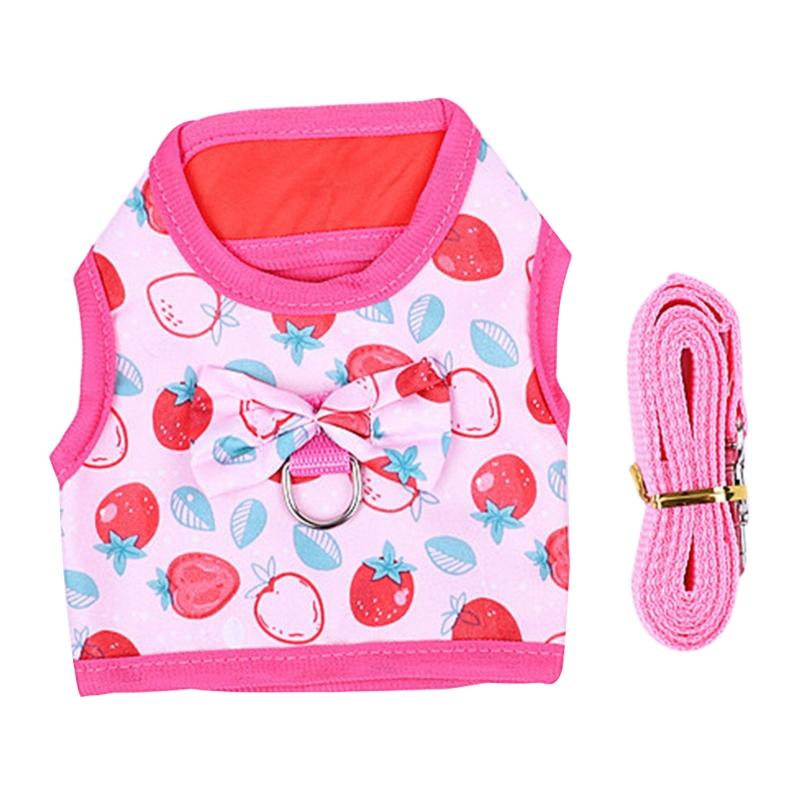 

Шлейка та повідець для маленьких домашніх тварин Кролячий жилет Захист від втечі для морських свинок Мишей M