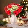 Weihnachten Künstlicher Mohn Heimdeko Pflanzenarrangement