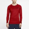 Nike Pro Dri-FIT Slim Fit Training Gym Shirt Men Tops University-Red Black BV5589-657