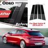 4 Stück Auto-Fensterzierleisten-Abdeckung BC-Säulen-Aufkleber Passend für Opel Astra K 2016 2017 2018 Polierte Säulen-Außenteile Zubehör