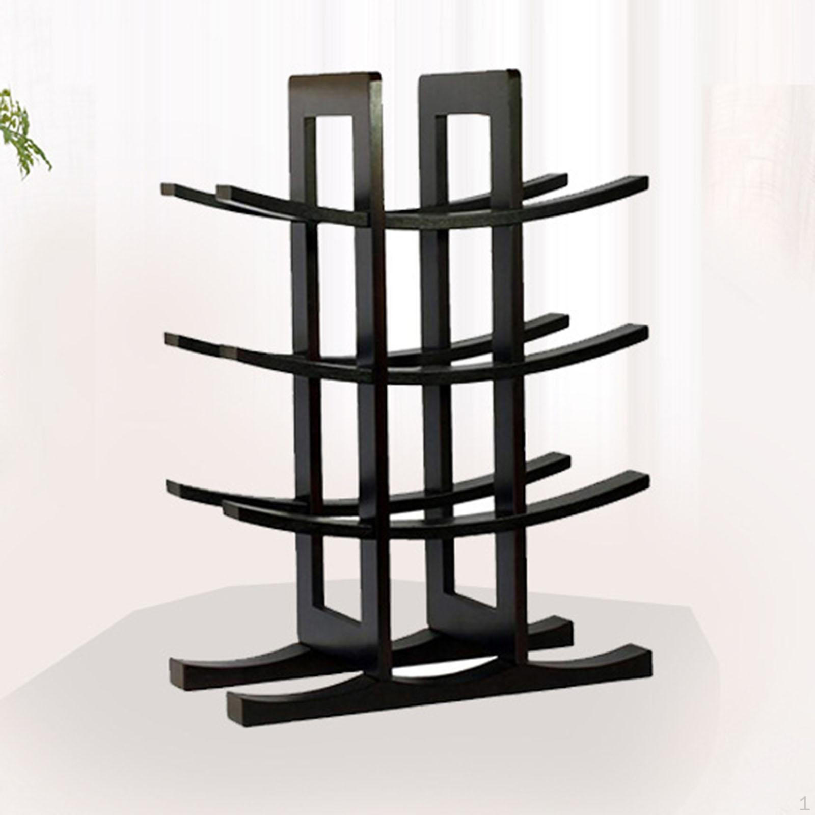 

Подставка для бутылки вина, декоративная, простая стойка для домашнего шкафа чёрный