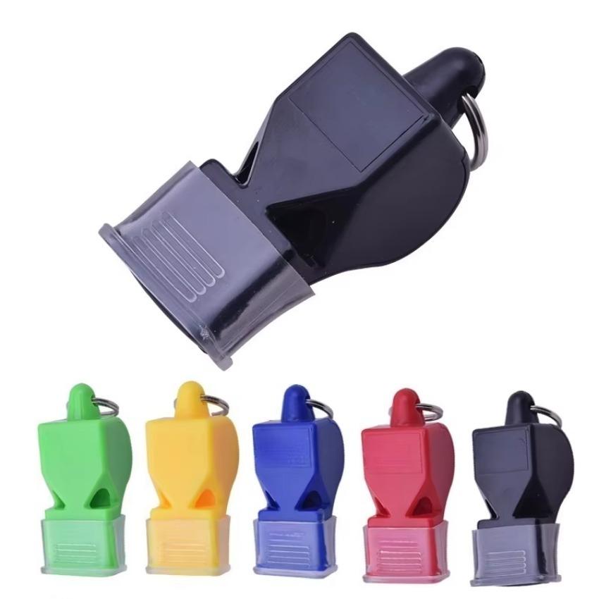 1 Pcs Plastic Football  Basketball Hockey Sport Classic Referee Whistle Survival Outdoor (Random Color)  Training Equipment