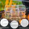 Stainless Steel BBQ Grill Rack Multi Layer Stackable Oil Drip Drying Rack for Outdoor Grilling and Smoking Accessories