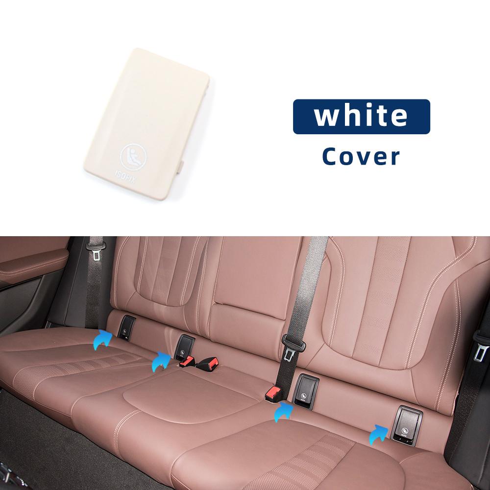Car Accessories Backseat Buckle Cover 2020-2026 For BMW X6 G06 Rear Child Seat Anchor Safety ISOFIX Cover