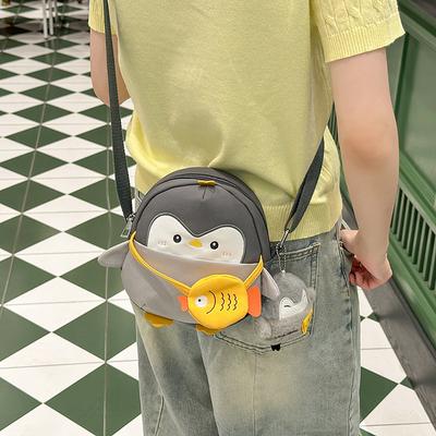 School Bag Cartoon Cute Kindergarten Baby Casual Versatile Single Shoulder Light Color Matching Outdoor Travel