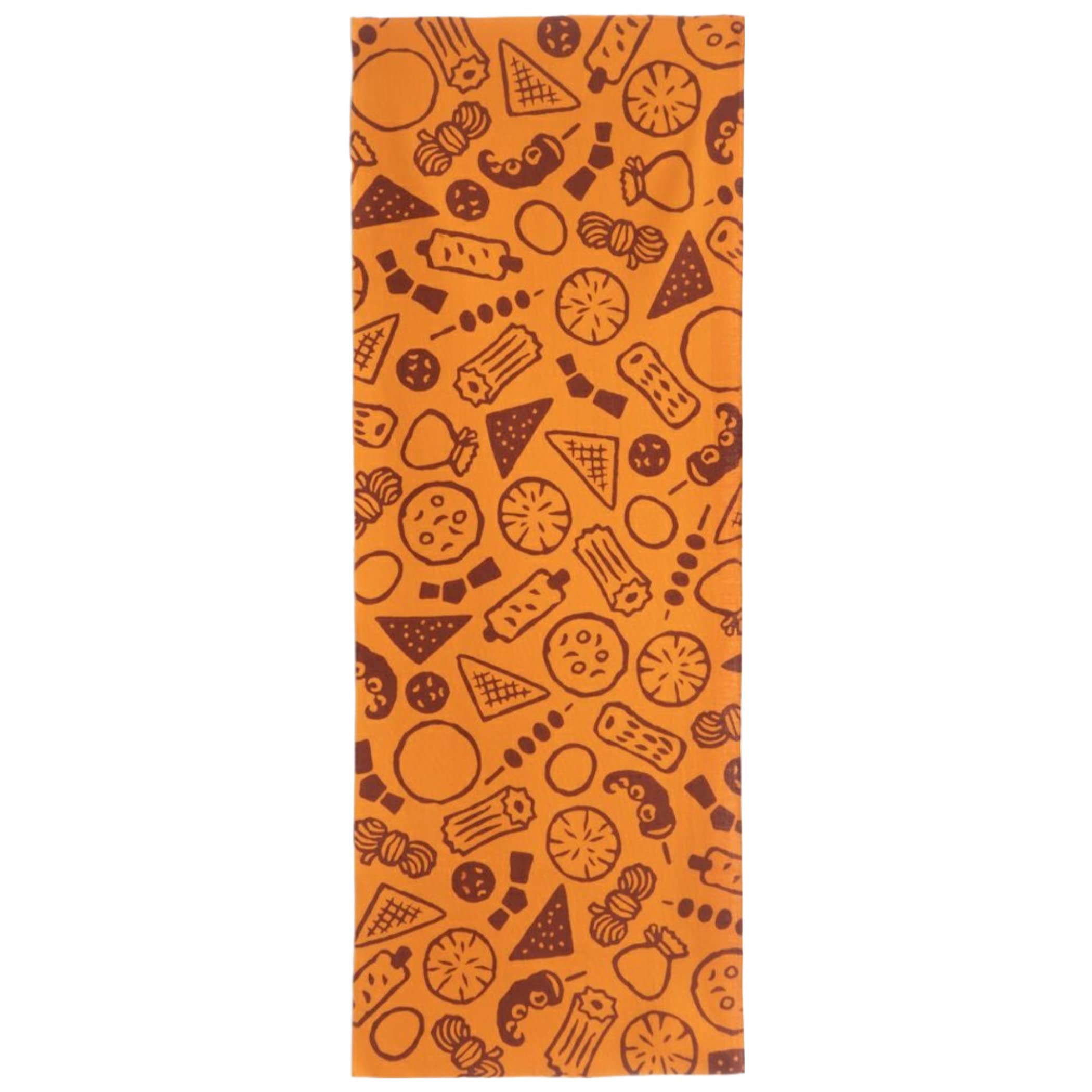 

Kamawanu Tenugui hand Oden Komon Made in 33cm x Winter Chusen-dyed (Japanese towel) - (small pattern) design, Japan, Size 90cm, 100% Cotton, pattern.