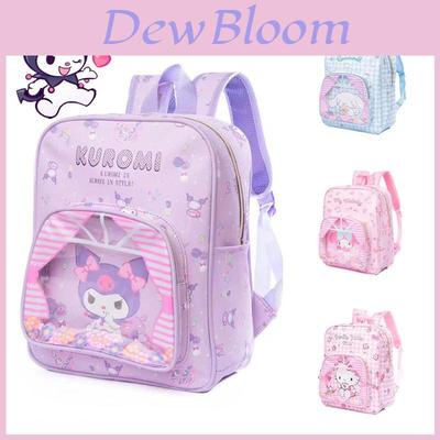Cute Melody Cinnamoroll Cartoon Pu Leather School Backpack For Teenagers