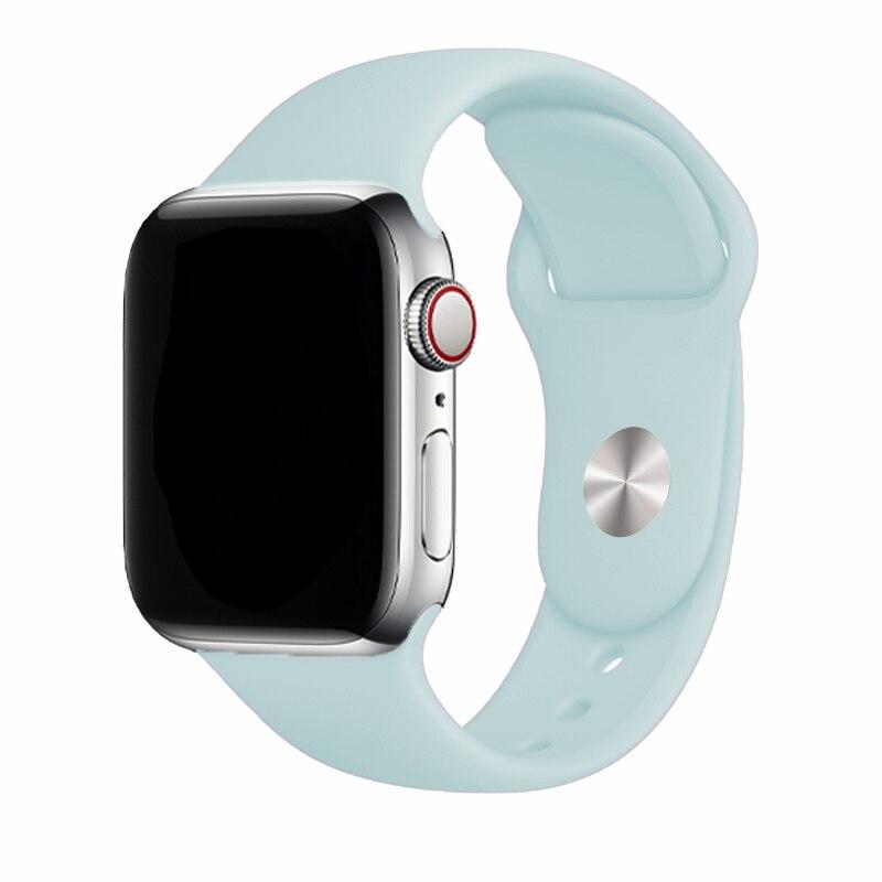 Silikonový řemínek pro řemínek Apple Watch 44 mm 49 mm 45 mm 41 mm 40 mm 42 mm 38 mm náramek iwatch série 9 7 se 3 4 5 6 8 Pásek Ultra2