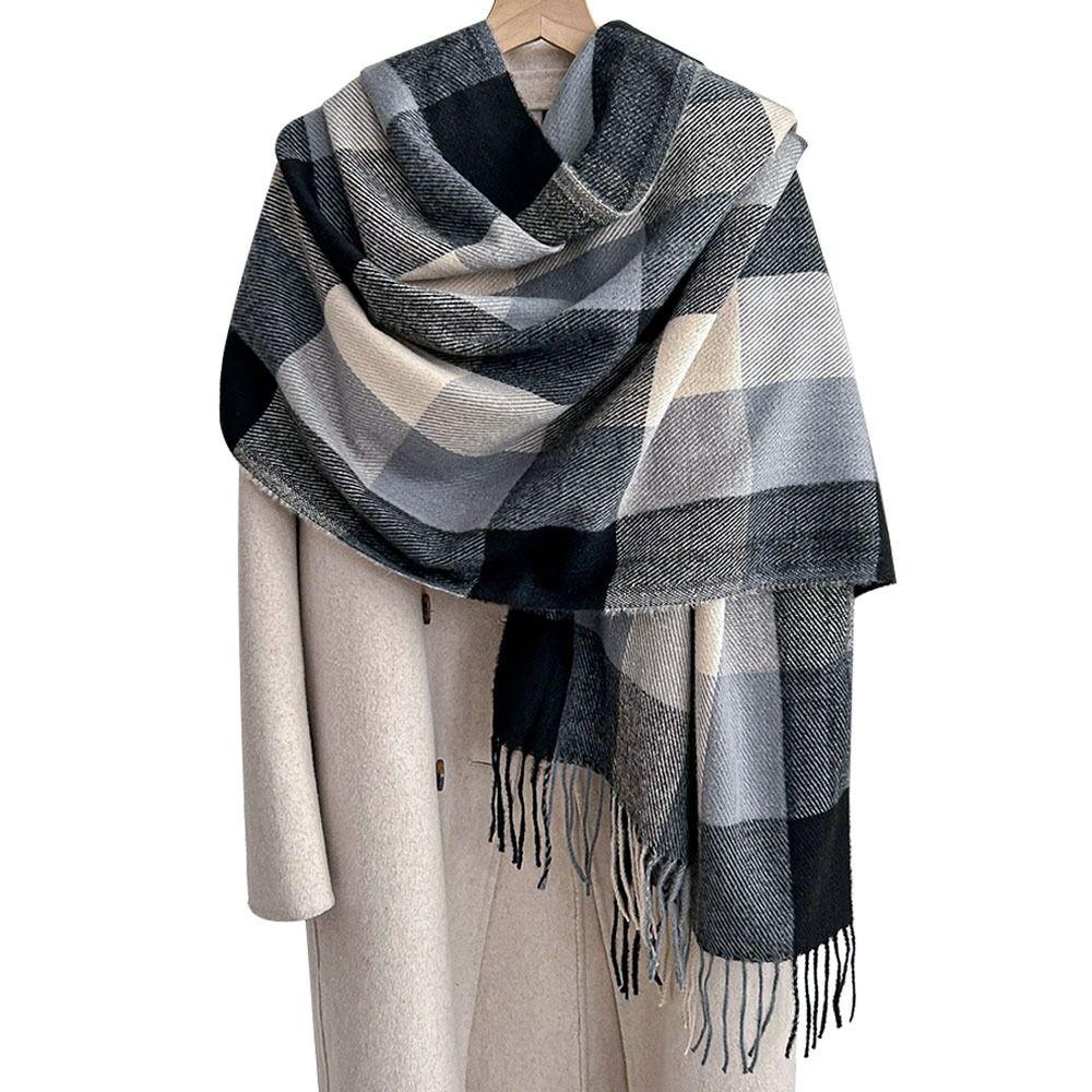 Warm Winter Scarf Soft Neck Warmer Fashion Neck Guard Shawl  Women Men